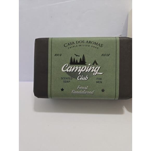 Casa Dos Aromas Oakwood/Forest SandalWood Scented Triple Milled Soap Men 10.5oz - Picture 2 of 11